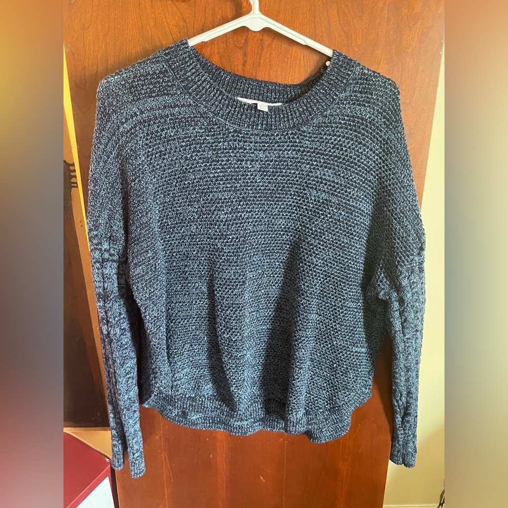blue women’s heavy sweater